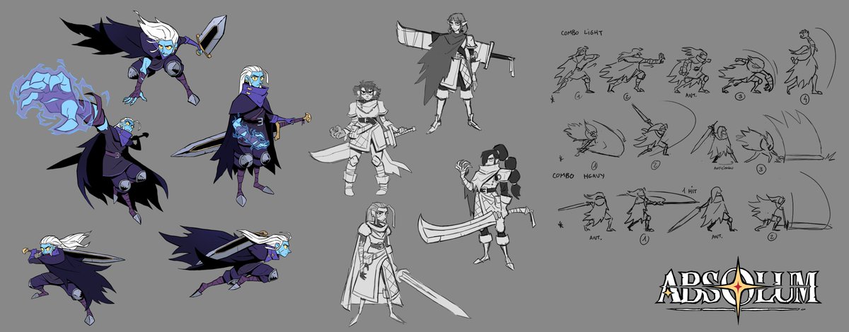 #WCW Meet Galandra, one of #Absolum ‘s four formidable playable warriors ! She’s an unstoppable force of nature trained in martial arts and dark magic. Her creed ? Rise again and again.
<a href="/Dotemu/">Dotemu</a> &amp; <a href="/Guard_Crush/">Guard Crush Games Working on #Absolum</a>
Art by Maxime Mary / Animation by Léonard Bismuth