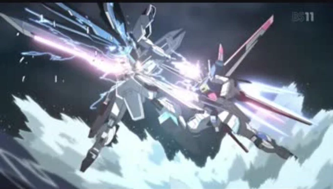 デスティニーガンダムは両腕を失ったら終わり?そのデスティニーのパイロット、その前には必要に応じて、両腕どころか両脚も装備も全て次々と使い捨てる戦法を躊躇無く投入してきて、その時点で劇中最大最強の敵を討ち取った化け物なんですよね 