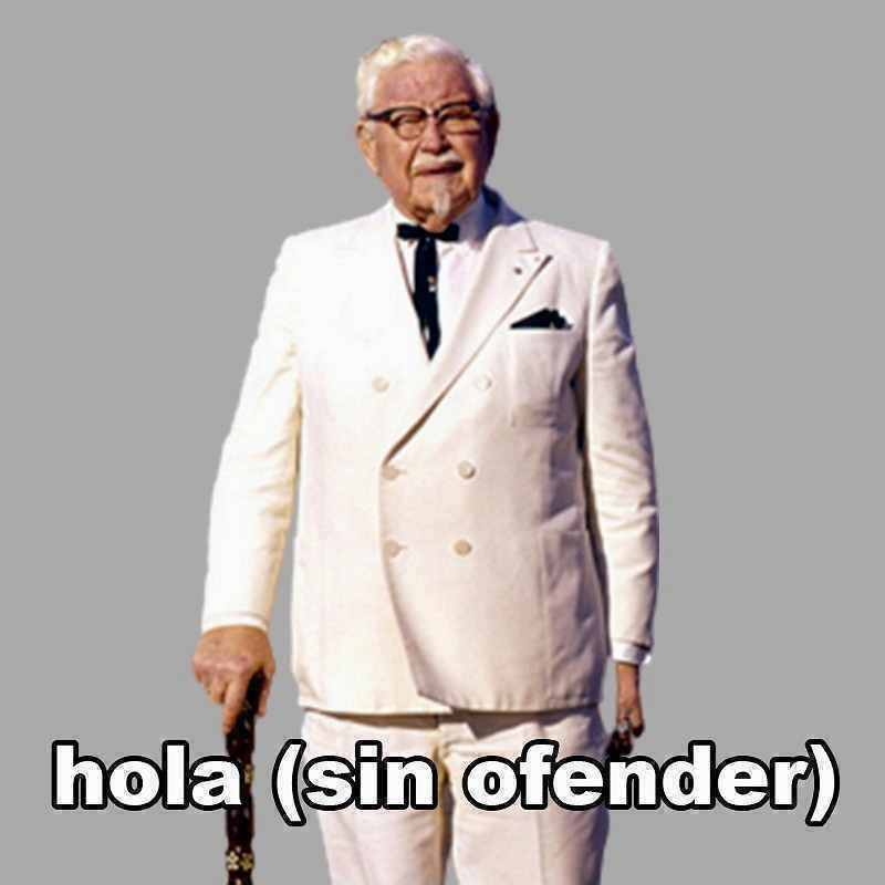 KFC_ES's tweet photo. hola https://t.co/3XGPnhYl8Z