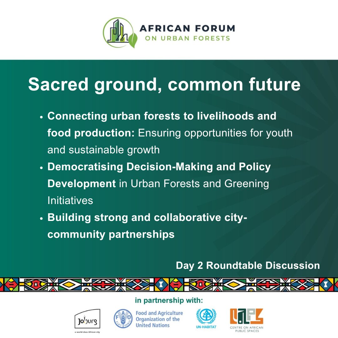 The Centre on African Public Spaces (CAPS) (@african_spaces) on Twitter photo Join #AFUF2025 online 13h00 - 14h30 to explore the systemic legacies that have shaped environmental access - the roundtable includes government leaders, academics, traditional healers, artists, and activists . youtube.com/live/tYuZwkmV0ā¦
<a href="/KDI_Kenya/">KDI Kenya</a> <a href="/ujipatc/">Institute for Pan-African Thought and Conversation</a> <a href="/cityofjoburg/">CITY OF JOBURG</a> Join #AFUF2025 online 13h00 - 14h30 to explore the systemic legacies that have shaped environmental access - the roundtable includes government leaders, academics, traditional healers, artists, and activists . youtube.com/live/tYuZwkmV0ā¦
<a href="/KDI_Kenya/">KDI Kenya</a> <a href="/ujipatc/">Institute for Pan-African Thought and Conversation</a> <a href="/cityofjoburg/">CITY OF JOBURG</a>