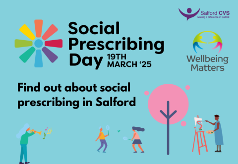 Today is #SocialPrescribingDay!

Social prescribing is making a huge difference in Salford and turning people's lives around.  Read and watch some of the moving, honest stories from the people we have worked with through the #WellbeingMatters programme.

lght.ly/ijd9kh4