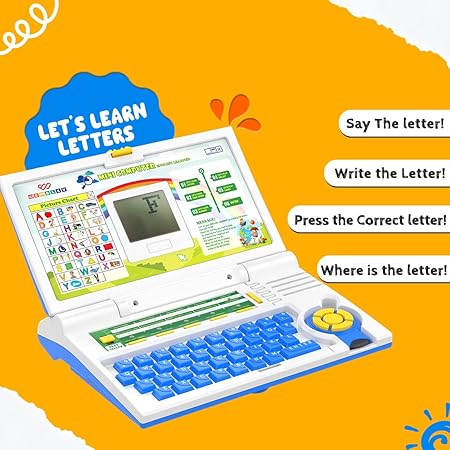 YakaAngadi's tweet photo. Wembley Educational Kids Laptop For 2-5 Years Boys Girls Computer Toys For 3 Years Ideal Birthday Gift Fun Activity Learning Alphabet,Letter,Words,Games,Mathematics,Music,Logic Memory Tool - Blue
Link to Buy : https://t.co/02UypBFZC9
Rating : 3.9
Price : Rs 849
#Kidsfun #Toys https://t.co/sHSetUroy1