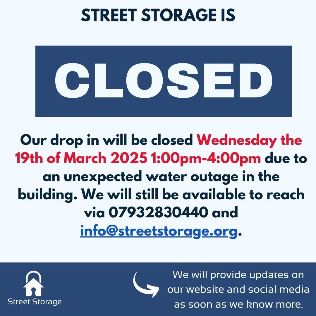 💙 We apologise for any inconvenience today! 💙

Due to an unexpected water outage in our building, we've had to temporarily close our drop-in services. However, we're still available via phone and email.

We’ll keep everyone updated as soon as we have more information.