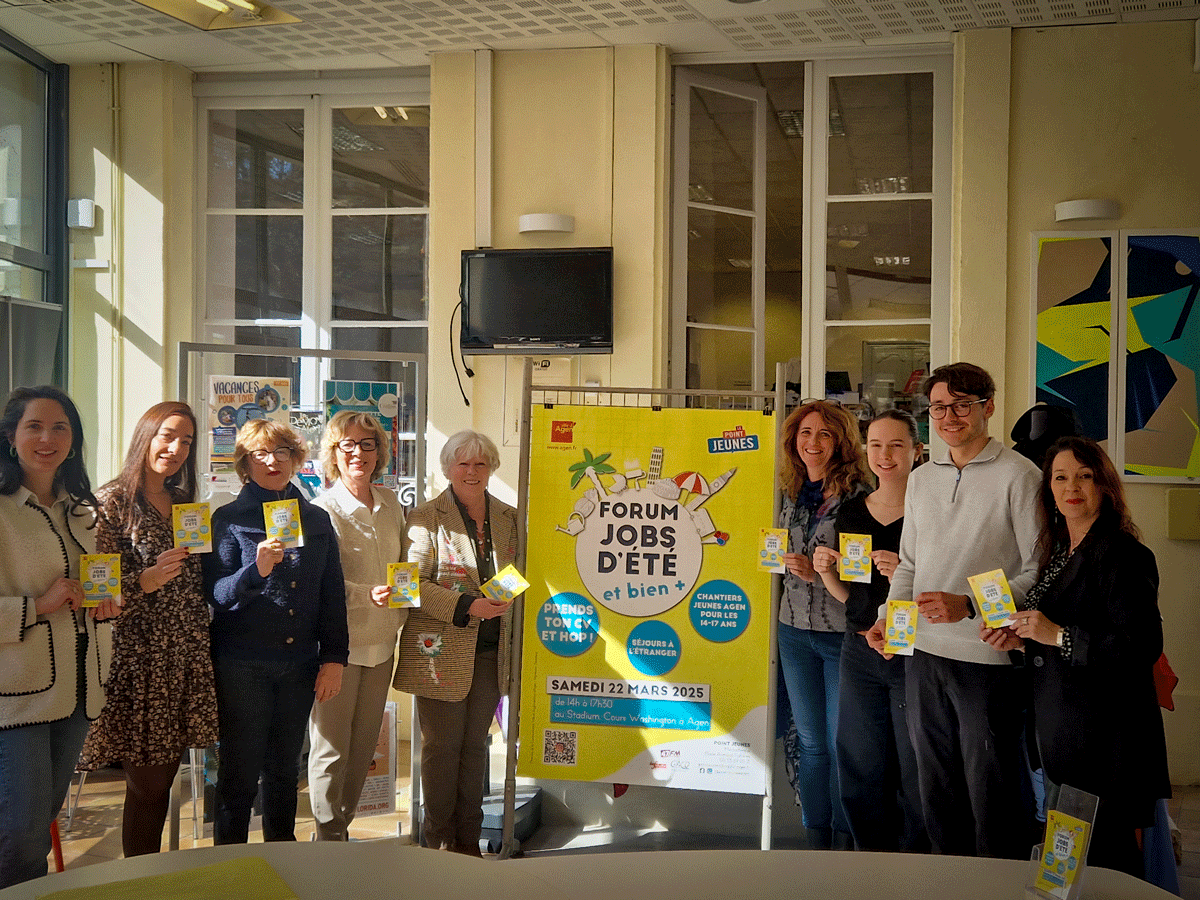 villeagen's tweet photo. 1/4 [ TU FAIS QUOI CET ÉTÉ ❓]

Jobs, séjours à l'étranger, missions citoyennes... Pour organiser au mieux ton été 2025, rendez-vous ce samedi 22 mars de 14h à 17h30 au stadium municipal d’Agen pour le : 

FORUM DES JOBS D'ÉTÉ ET BIEN + 

Suite... 👇 https://t.co/haknCebq1y
