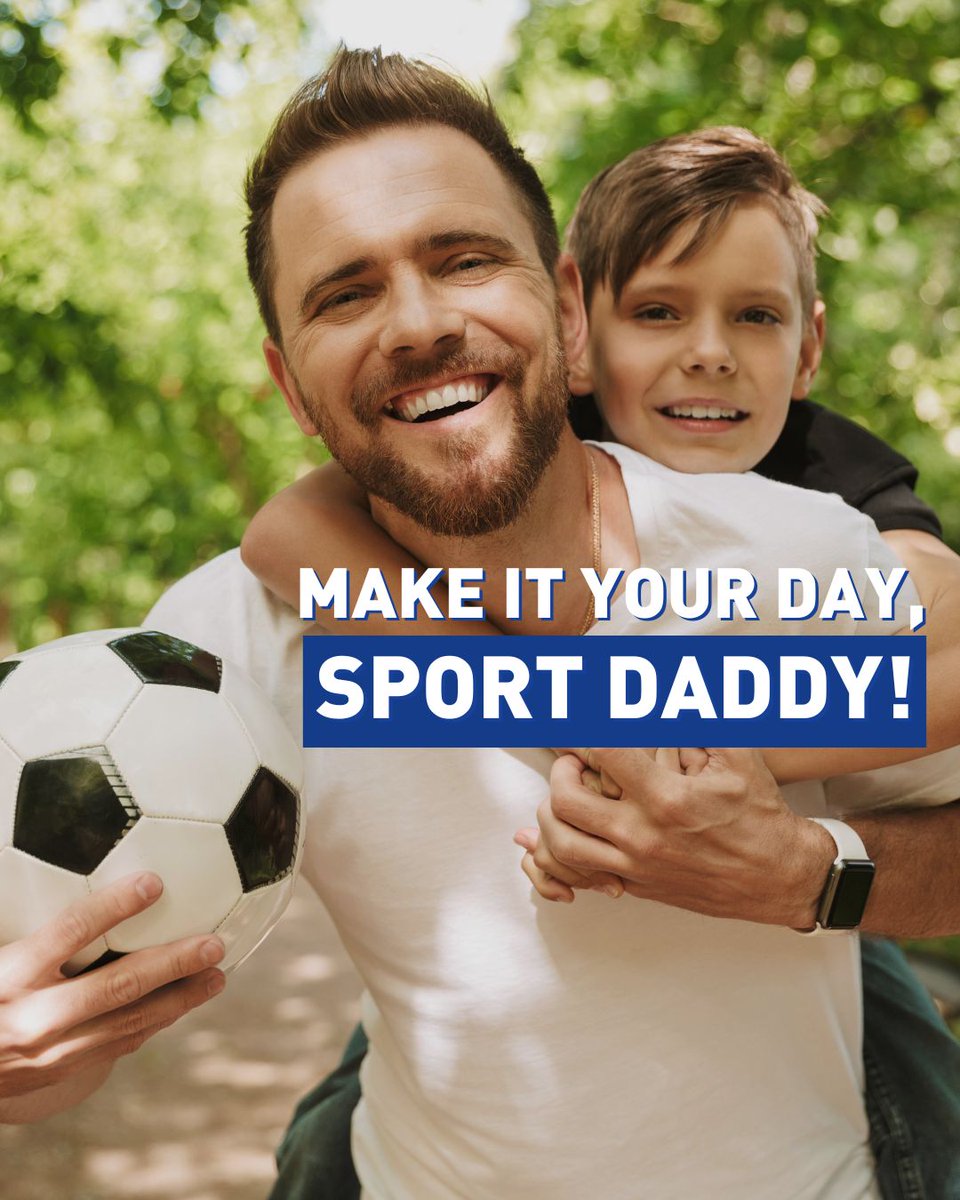 Hoy va por esos padres que siempre juegan en primera línea 💪⚽ Porque ser Sport Daddy también es un deporte… y se merece el mejor equipamiento 🔥

💙 Porque en su equipo… tú juegas de titular 😉 #SportLover #MakeItYourGame #DíaDelPadre #PadresDeportistas