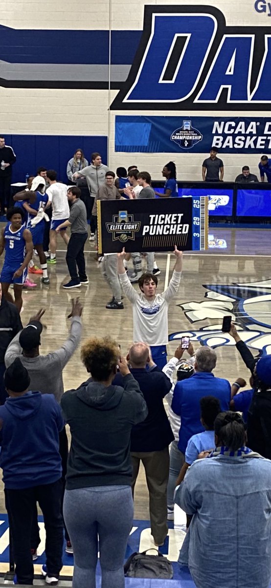 D2EastHoops's tweet photo. Congratulations to ⁦@GoAssumptionU⁩ as the Greyhounds won their first NCAA East Regional Championship in 50 years, outlasting ⁦@STACSpartans⁩ in Buffalo, 97-90. https://t.co/sF03FTTNwa