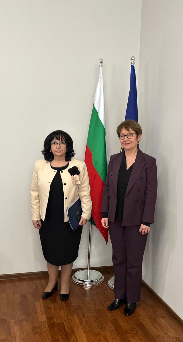 Our <a href="/OdileRenaud/">Odile Renaud-Basso</a> met with Bulgaria’s Finance Minister Temenuzhka Petkova to discuss the <a href="/EBRD/">The EBRD</a>’s key priorities, including strengthening Bulgaria’s energy security, enhancing capital markets, fostering innovation and growth, and bolstering the country’s economic resilience.