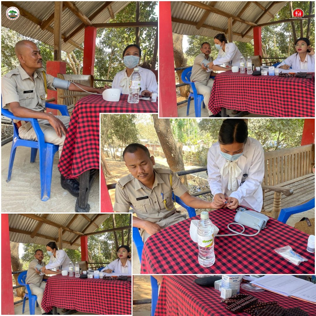 To promote health &amp; wellness, the SP office #NorthGaroHills today hosted an #IntensifiedNCDscreening &amp; #100DaysTBCampaign. This health drive focused on early detection &amp; prevention of critical health issues, bringing essential healthcare services directly at the Police Station