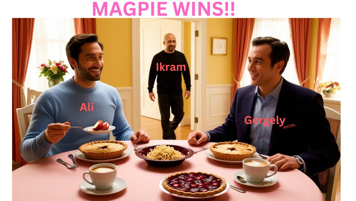 audaciousSneha's tweet photo. Magpie Protocol: A Comprehensive Twitter Thread for DeFi Enthusiasts

Today we will learn about @magpieprotocol in a foodie way.
Meet Ali and Gergely, two DeFi enthusiasts arguing over breakfast... 🍳
A longggg thread 🧵 https://t.co/0MuHkUEUgU