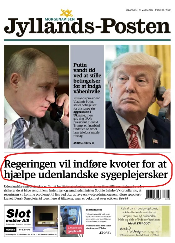 Dansk Sygeplejeråd (@sygeplejeraadet) on Twitter photo Godt initiativ fra regeringen👍
"Det er vigtigt, at der bliver gjort noget aktivt for, at sygeplejersker ikke flytter til Danmark under falske forudsætninger," siger <a href="/dbdanbjorg/">Dorthe Boe Danbjørg</a> til <a href="/jyllandsposten/">Jyllands-Posten</a> #dksund #dkpol
jyllands-posten.dk/indland/ECE179… Godt initiativ fra regeringen👍
"Det er vigtigt, at der bliver gjort noget aktivt for, at sygeplejersker ikke flytter til Danmark under falske forudsætninger," siger <a href="/dbdanbjorg/">Dorthe Boe Danbjørg</a> til <a href="/jyllandsposten/">Jyllands-Posten</a> #dksund #dkpol
jyllands-posten.dk/indland/ECE179…