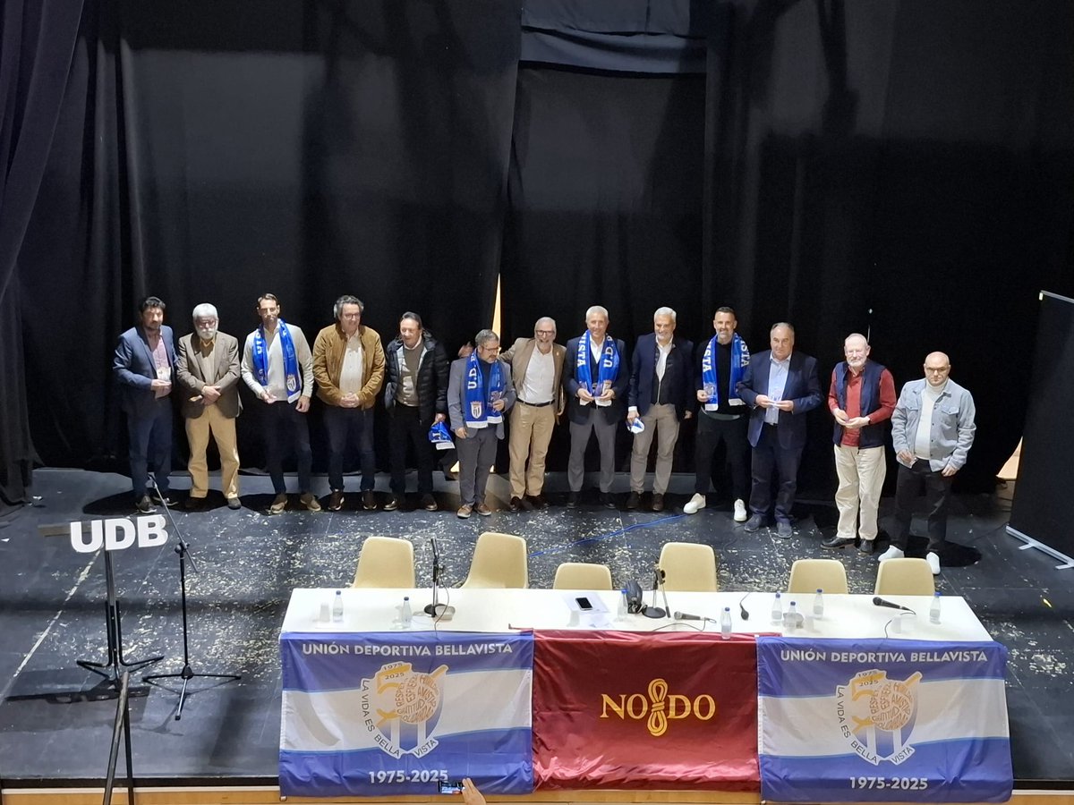💙🎙️💙 AZULESSSS 💙🎙️💙

Por nuestro 50 Aniversario, ayer pudimos disfrutar de una Mesa Redonda que giró en torno a La Cantera de la UDB en sus 50 años de historia, donde pudimos contar con grandes profesionales del mundo del fútbol!!!

#50añosdelaUniónDeportivaBellavista