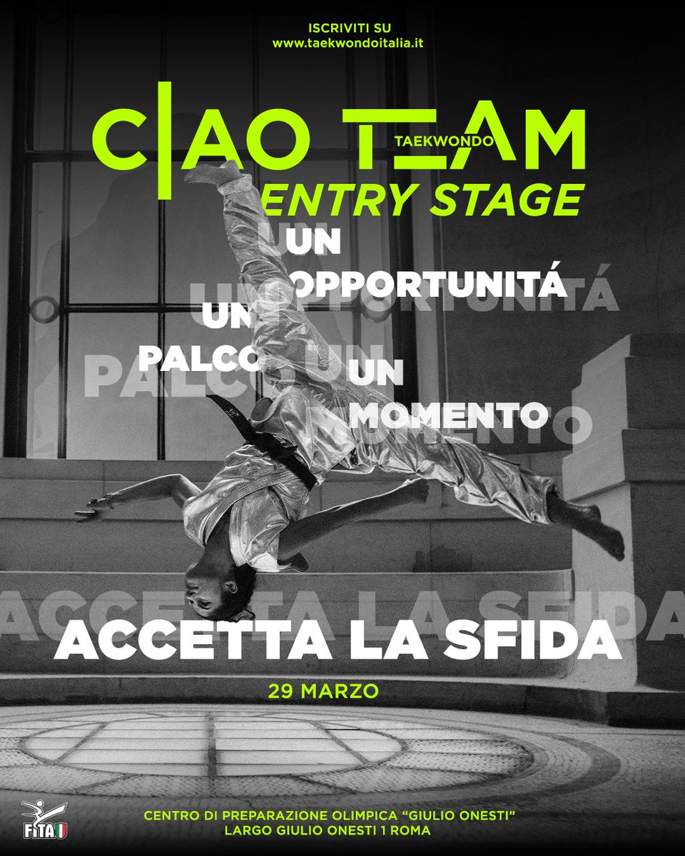 Federazione Italiana Taekwondo tweet media