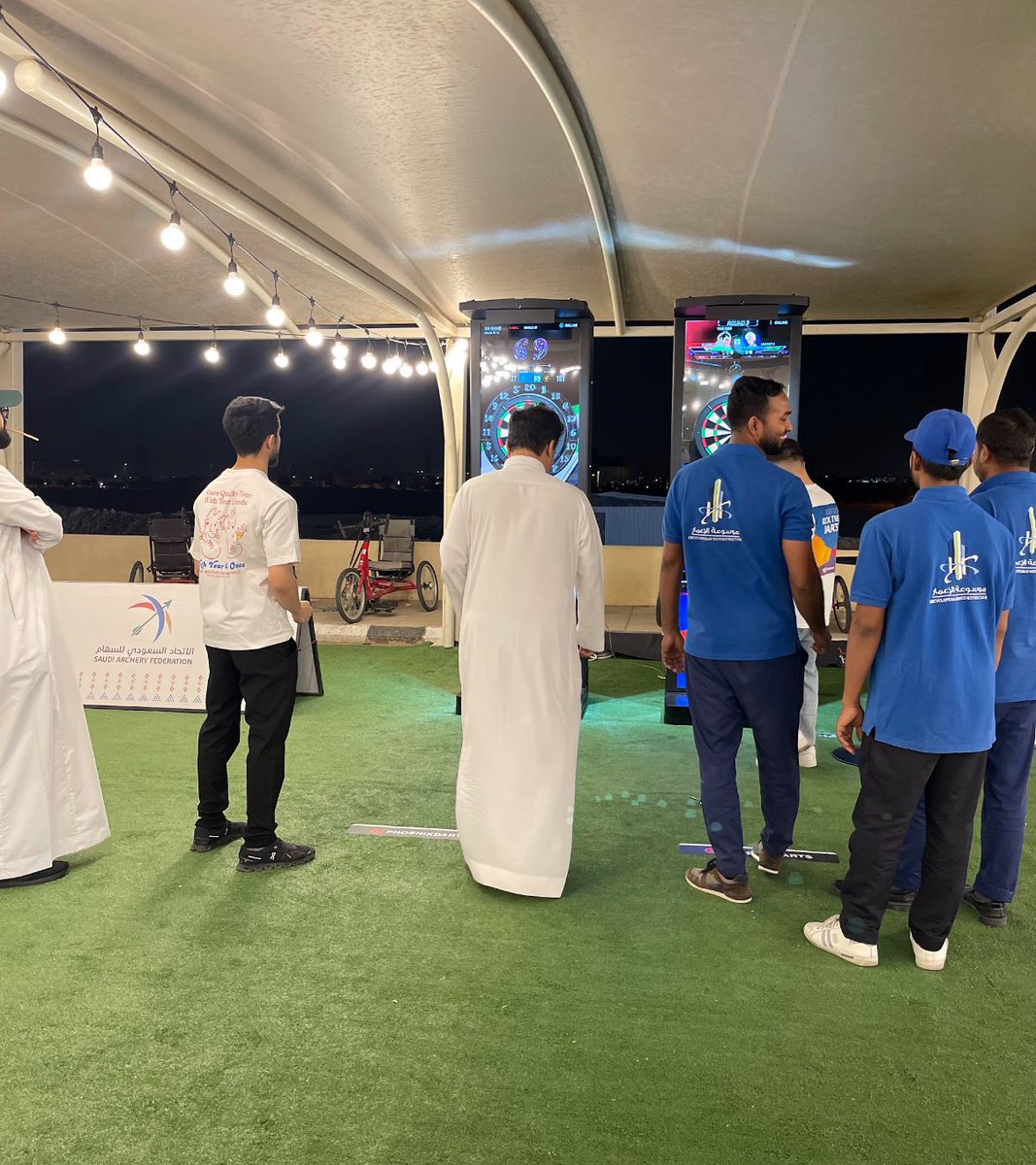 فعاليات رياضة السهام tweet media