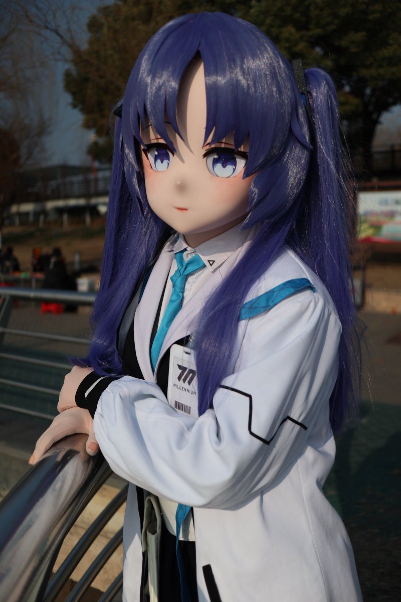 公园，江边，正午，风景 #kigurumi #kiger #cosplay #cosplayer #BlueArchive #蔚蓝档案
