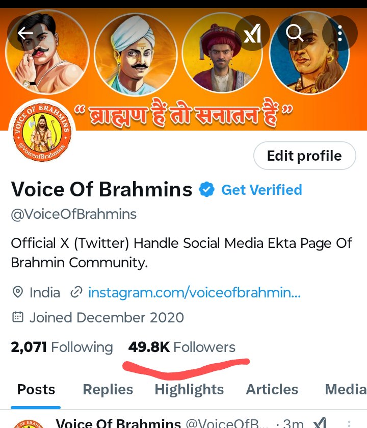 Voice Of Brahmins (@voiceofbrahmins) on Twitter photo 50k से बस कुछ दूरी बाकी है
देखते हैं और कितना समय लगेगा
Plz फॉलो 👉👉👉 <a href="/VoiceOfBrahmins/">Voice Of Brahmins</a> 50k से बस कुछ दूरी बाकी है
देखते हैं और कितना समय लगेगा
Plz फॉलो 👉👉👉 <a href="/VoiceOfBrahmins/">Voice Of Brahmins</a>