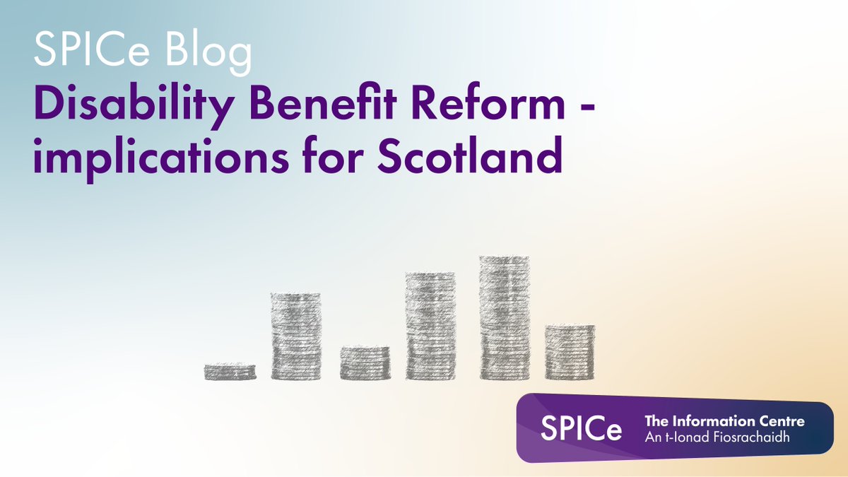 Wondering what the implications of the UK Government's reforms to disability benefit are for Scotland? Then take a look at our new blog 👇
ow.ly/SUlu50VkvNw