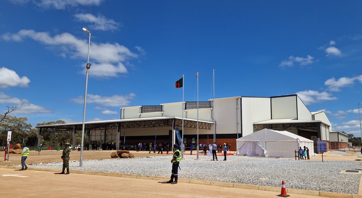 Everything set to inaugurate the  1 billion Kwacha Seed Production Plant of German industry giant <a href="/Bayer/">Bayer AG</a> in Kabwe, in the presence of His Excellency, President <a href="/HHichilema/">Hakainde Hichilema</a>, and the Bayer CEO. Great development for 🇩🇪 investments in Zambia's future! 
#GerZam