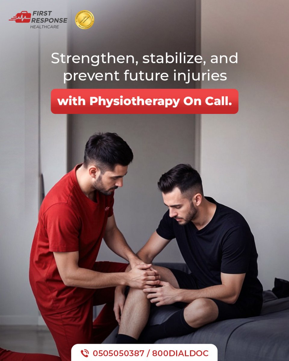 frhglobal's tweet photo. Don’t let sports injuries hold you back!
Whether it's recovery or prevention, get expert physiotherapy care right at your home.
Stay strong, stay active — anytime, anywhere! 💪✨

📞 Book your session today: 0505050387 / 800DIALDOC https://t.co/SA1x2Y4Mja