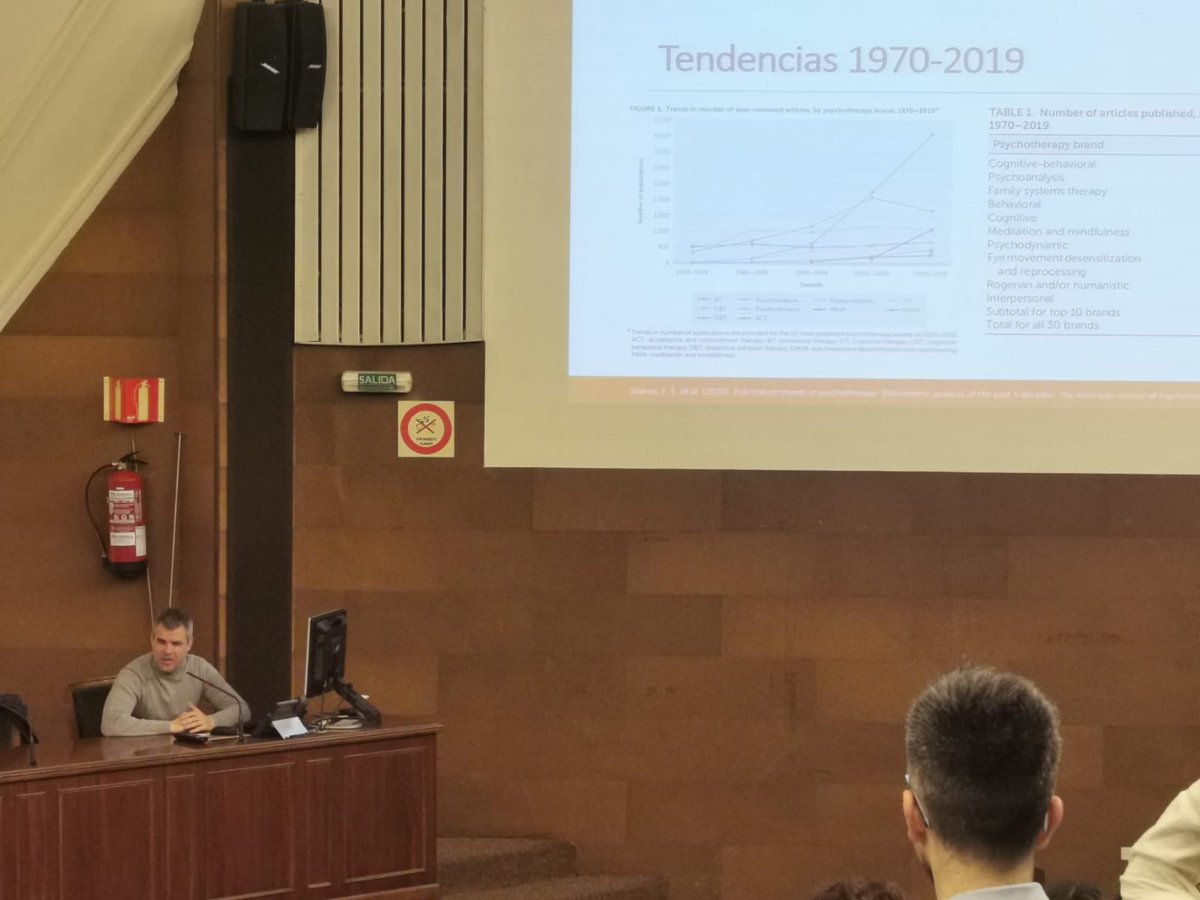 Siempre es un placer actualizar el estado de la psicoterapia para hacer docencia que pueda ser significativa al servicio de transformar los servicios de salud mental 💚