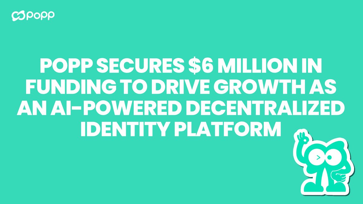 PoPP Secures $6 Million in Funding to Drive Growth as an AI-Powered Decentralized Identity Platform

PoPP is an AI-powered decentralized identity platform that dynamically tags users based on their on-chain behavior. 
It seamlessly connects users with tailored dApps while