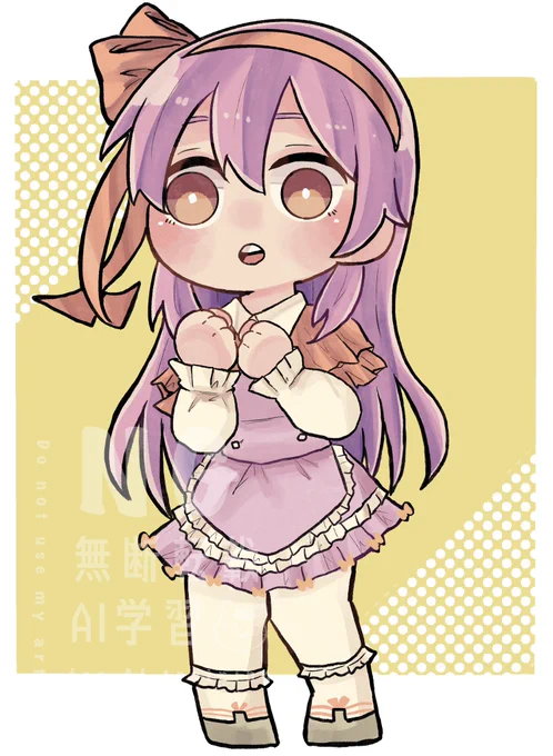 #Skeb #Commissionskeb納品しました!以前描かせて頂いた可愛らしいキャラデザの女の子。デフォルメまで描かせて頂きありがたいです可愛い〜〜 