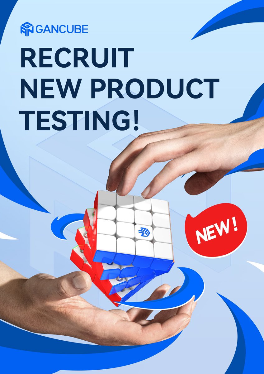gancube's tweet photo. Extra, ๐๐๐ ๐๐๐๐ ๐๐๐๐๐ ๐.๐ ๐ฃ
Did you miss the last test but still want to try out the latest GAN cubes?
We have a batch of brand-new GAN 4x4 cubes that need cube testers!
#GANCUBE #GANCUBESHOP #GANSpeedCube #GANSmartCube #speedcube #speedcuber #cubereview https://t.co/g5dTmnZtVF