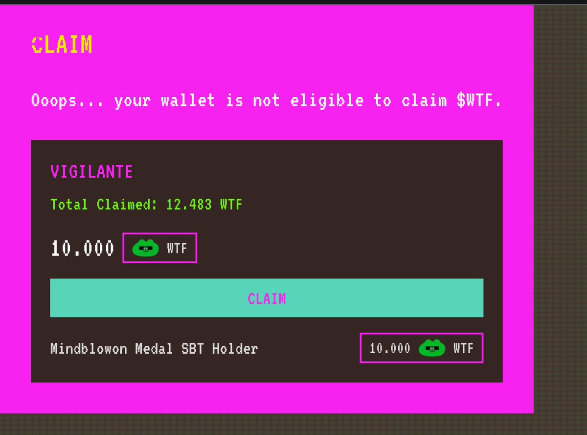 guzxen's tweet photo. Just claimed @WhatTheFreg tokens this much #WTFtoken thanks to @ailurgies https://t.co/7eG1jqDmri