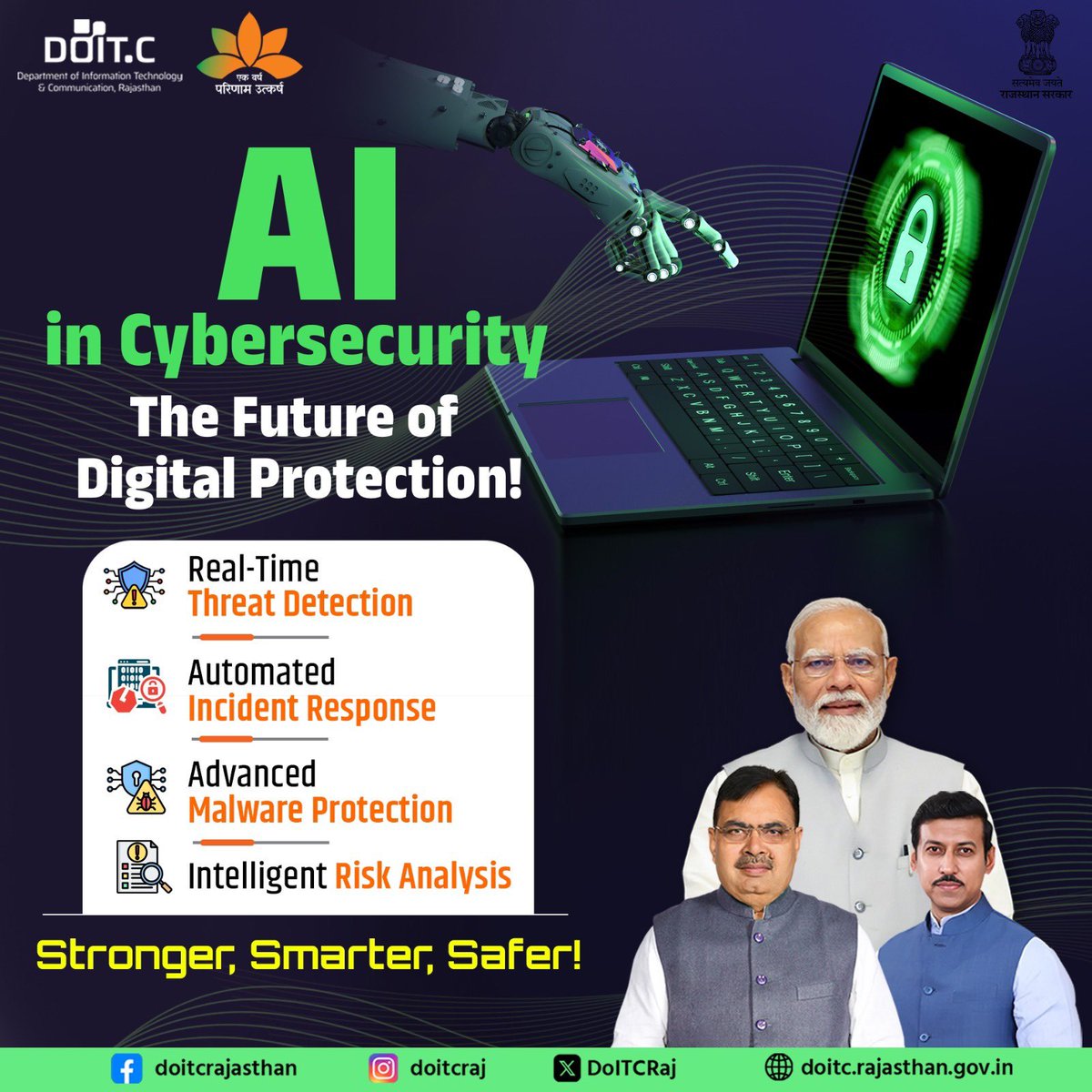 Sandeepbjpkota's tweet image. Mobile security has evolved!
From passcodes to AI-driven protection, encryption &amp;amp; MFA defend against cyber threats. Stay updated, stay secure!

#MobileSecurity #CyberSafety #StayProtected