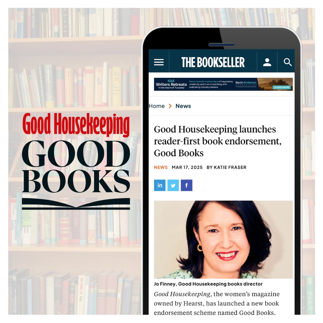 Hearst UK (@hearstuk) on Twitter photo 📚 Britain’s biggest and most trusted lifestyle brand, <a href="/GHmagazine/">Good Housekeeping UK</a>, has launched a major endorsement programme for the book publishing industry: Good Housekeeping GOOD BOOKS.
Read more about it here: bit.ly/3DCAjTf 📚 Britain’s biggest and most trusted lifestyle brand, <a href="/GHmagazine/">Good Housekeeping UK</a>, has launched a major endorsement programme for the book publishing industry: Good Housekeeping GOOD BOOKS.
Read more about it here: bit.ly/3DCAjTf