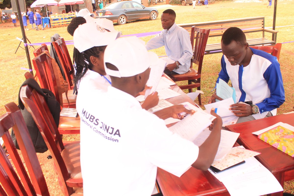 MubsJinja24's tweet photo. Happening now:
The Mubs Jinja Guild Nominations for the Guild Representative Councilors and the Prime Ministerial candidates. The morning session began at 10am with the GRC Nominations and later on at 2pm the Nominations of the Prime Ministerial candidates will kick off. https://t.co/SQeyqHoQyS