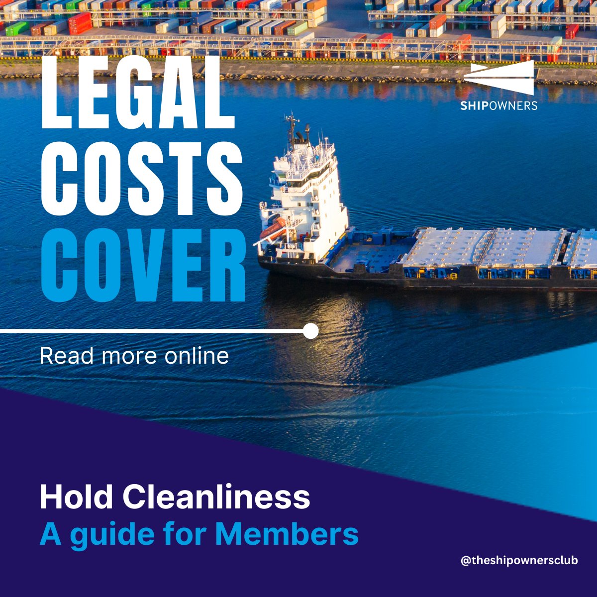 The next guide in the Club's LCC guide series considers the legal obligations of owners regarding the cleanliness of their vessel's holds from the perspective of both time and voyage charters.

Find out more: shipownersclub.com/latest-updates…