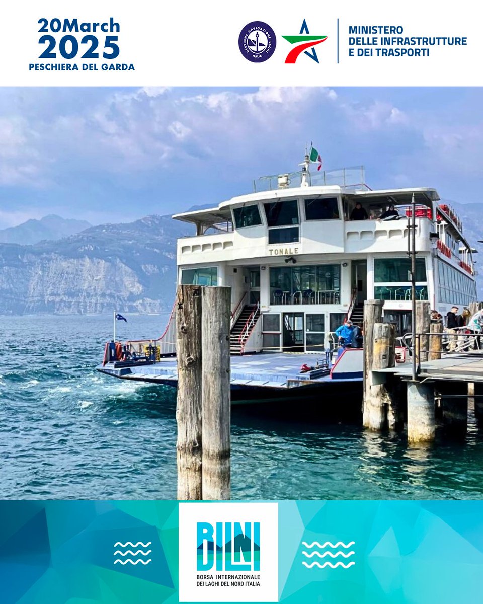 📢 La Borsa Internazionale dei Laghi arriva a Peschiera del Garda (19-23 marzo)!
🌍 100+ operatori italiani e 81 buyer da 27 paesi.
⛴️ Workshop B2B (20/03) sulla motonave Tonale con 2.000+ incontri.
✨ Tour esclusivo (21/03) sul piroscafo storico Zanardelli.
#Turismo #Garda #B2B