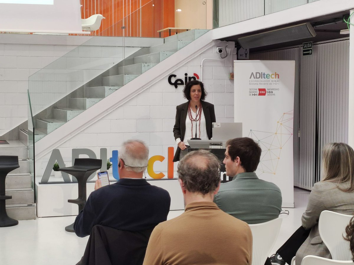 ADItech - Coordinador Sistema Navarro de I+D+i (@aditech) on Twitter photo 📢Comienza la jornada NEOTEC y otras ayudas CDTI para startups
Uxue Itoiz, directora de <a href="/ceinnavarra/">ceinnavarra</a> nos da la bienvenida 📢Comienza la jornada NEOTEC y otras ayudas CDTI para startups
Uxue Itoiz, directora de <a href="/ceinnavarra/">ceinnavarra</a> nos da la bienvenida