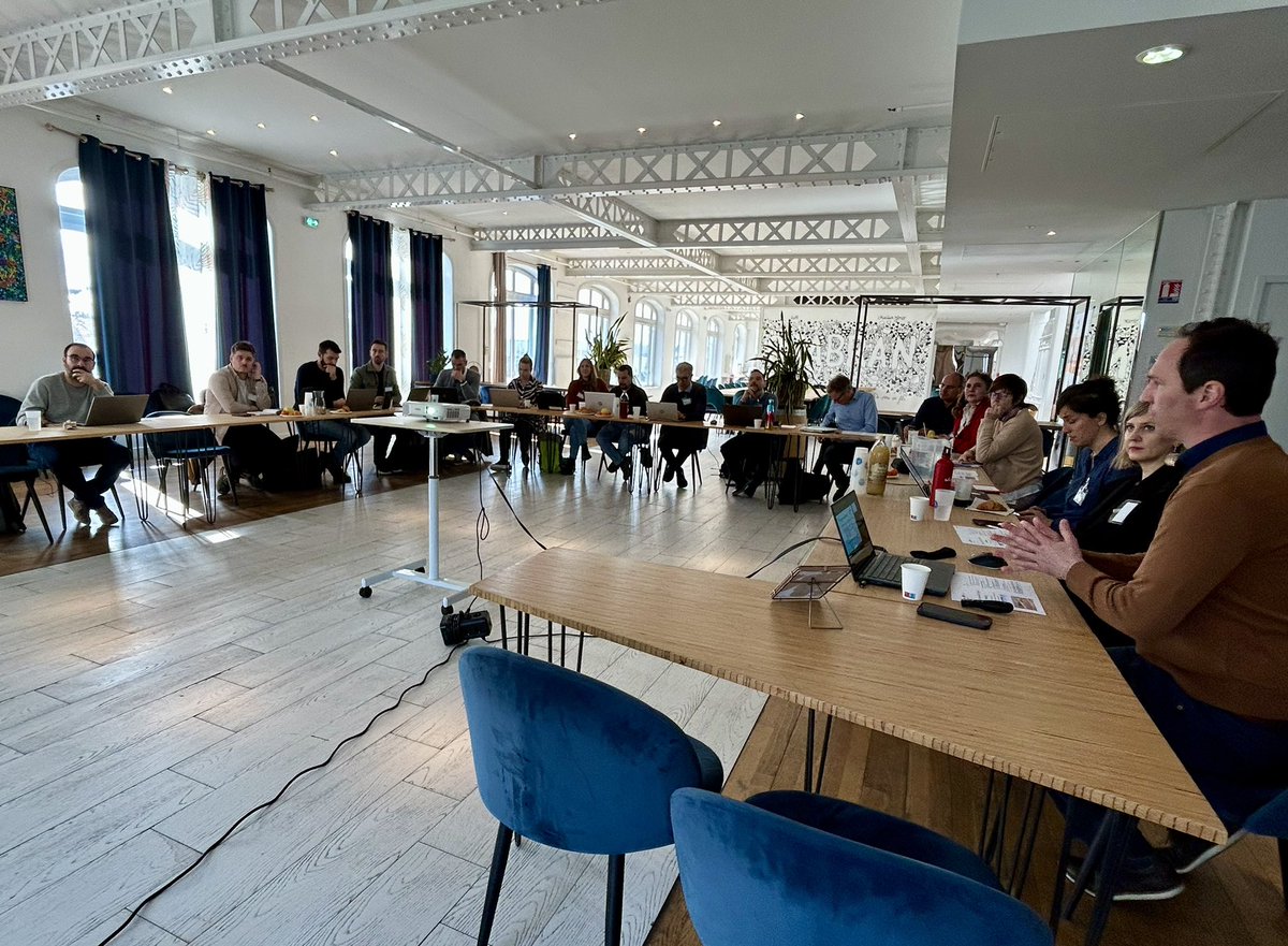 🇫🇷Ready... go! We met in #Valence, France, for the fifth Meeting of the project: this morning internal meetings focused on communication and other operational fields