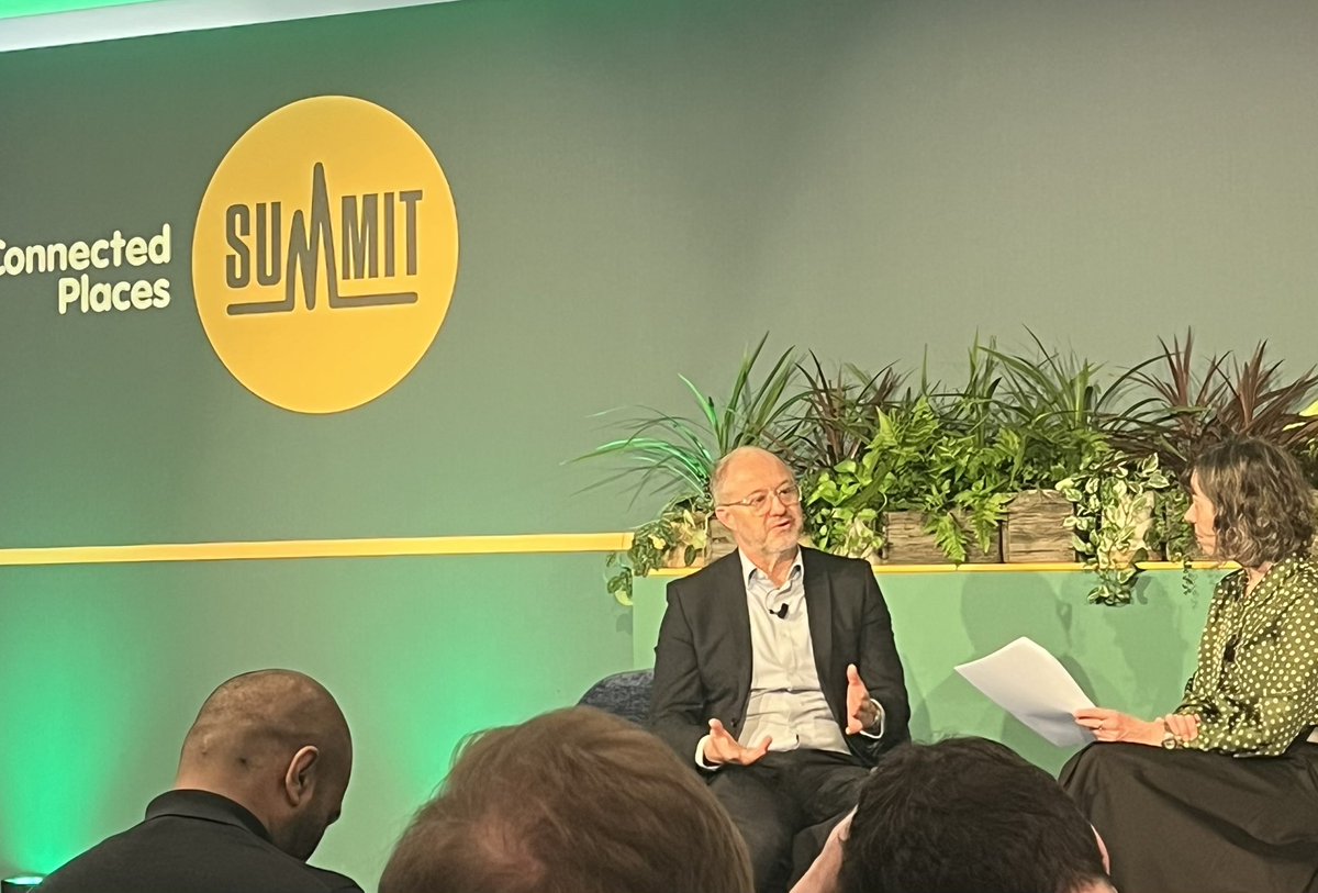 Inspiring opening remarks from Andrew Haines from Network Rail  at the Connected Places Catapult #CPSummit25

#worldline 
#digitaltransformation 
#rail
#innovation