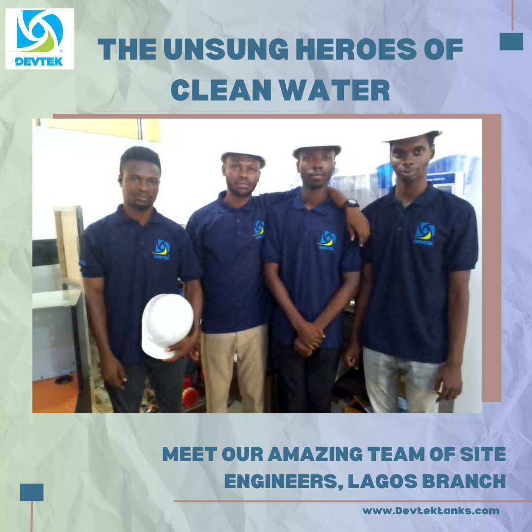 devtek_tanks's tweet image. &quot;Behind every drop of clean water is a team of hardworking engineers! We&apos;re proud of our team members who work tirelessly to ensure our clients have access to safe drinking water. #WaterTreatment #EngineersAtWork #CleanWaterMatters&quot;