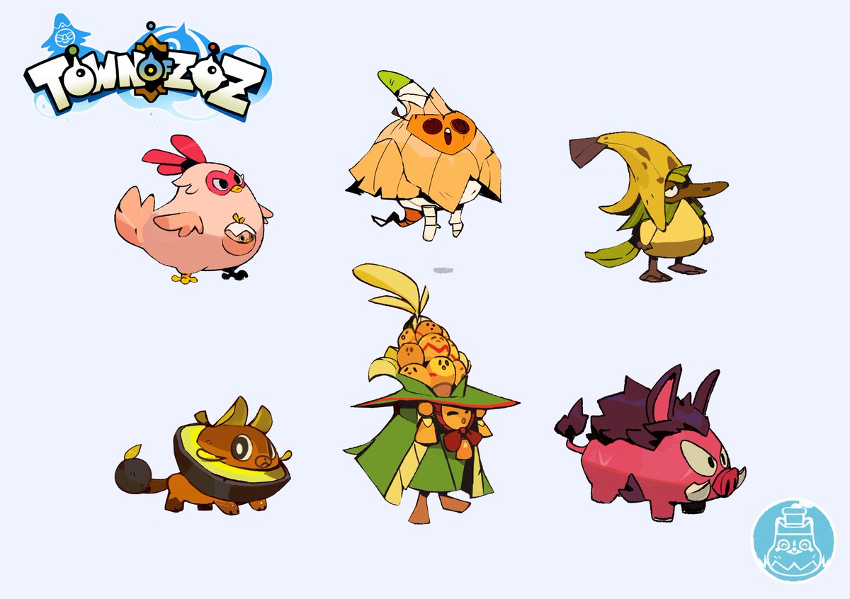 Nomos are just SOME of the magical creatures you'll encounter in Zoz. Avogato lookin kinda sus..🥑😼