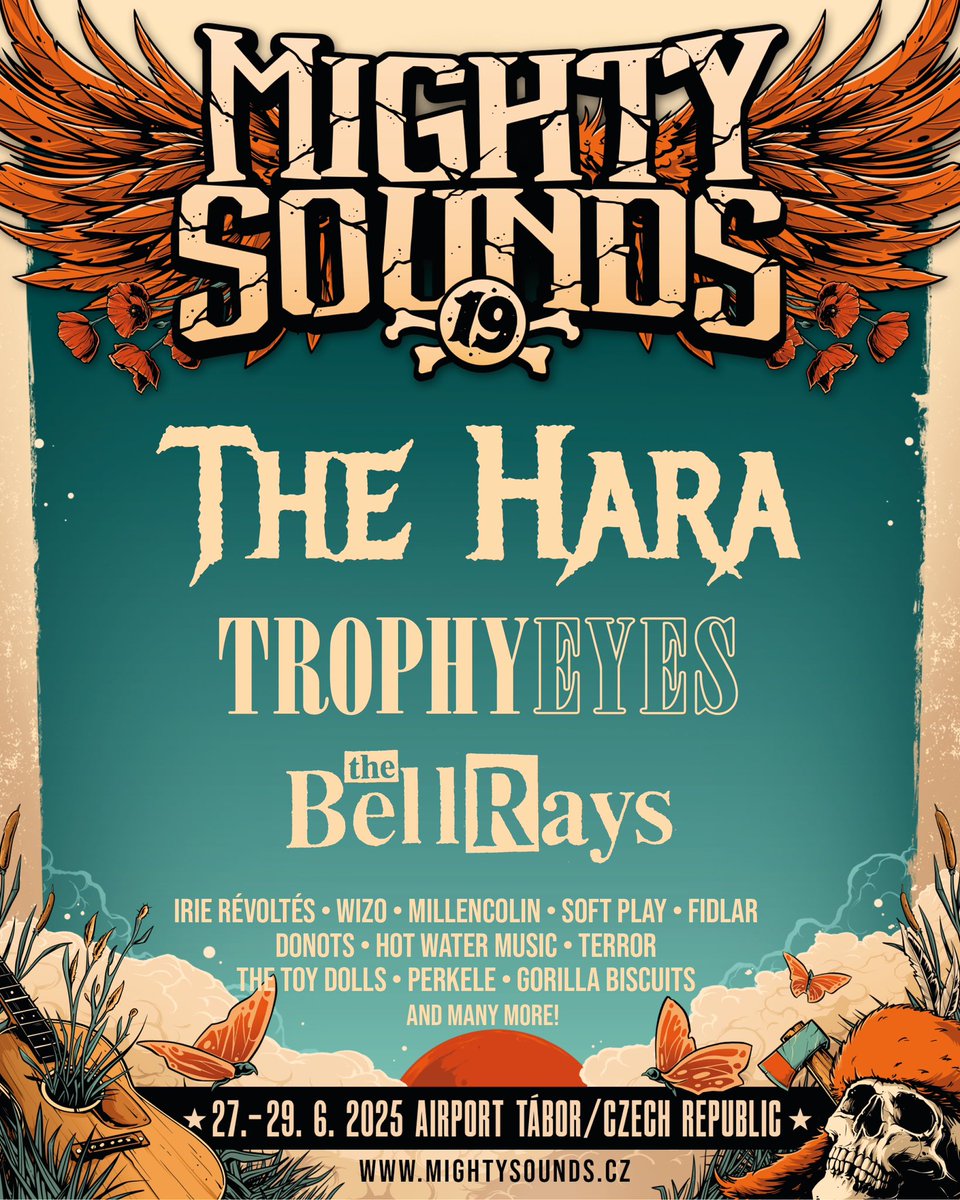 Mighty Sounds (@mightysounds) on Twitter photo ๐ฅ <a href="/TheHaraBand/">THE HARA</a>, <a href="/trophyeyesmusic/">Trophy Eyes</a> and <a href="/TheBellRays/">The BellRays</a> at Mighty Sounds vol. 19 ๐ฅ
๐ซ ๐๐๐๐๐๐๐: bit.ly/MightyTickets2โฆ
โโโ
๐ Mighty Sounds 2025
๐
June 27-29, 2025
๐จ๐ฟ Tรกbor, CZ
๐ MightySounds.cz ๐ฅ <a href="/TheHaraBand/">THE HARA</a>, <a href="/trophyeyesmusic/">Trophy Eyes</a> and <a href="/TheBellRays/">The BellRays</a> at Mighty Sounds vol. 19 ๐ฅ
๐ซ ๐๐๐๐๐๐๐: bit.ly/MightyTickets2โฆ
โโโ
๐ Mighty Sounds 2025
๐
June 27-29, 2025
๐จ๐ฟ Tรกbor, CZ
๐ MightySounds.cz