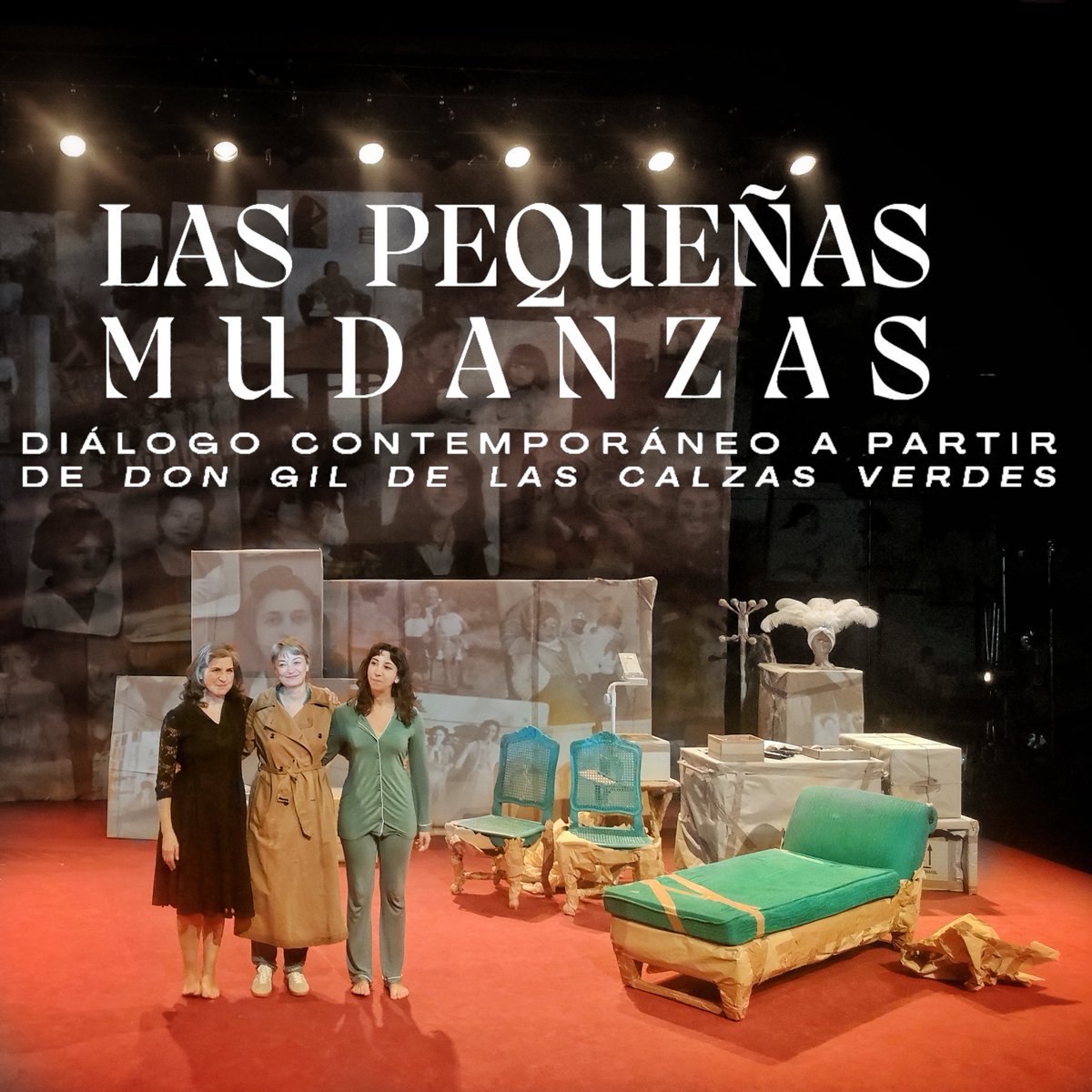 "Las pequeñas mudanzas" de <a href="/VanessaEspin/">Vanessa Espín</a> en <a href="/TEATROCLASICO/">Teatro Clásico - CNTC</a>.

Deliciosa obra sobre la lucha de una mujer y sus vaivenes emocionales contra el miedo, la vergüenza, las dudas y el dolor sufrido tras el abandono y la ruptura.

Soberbias interpretaciones en una pieza recomendable.