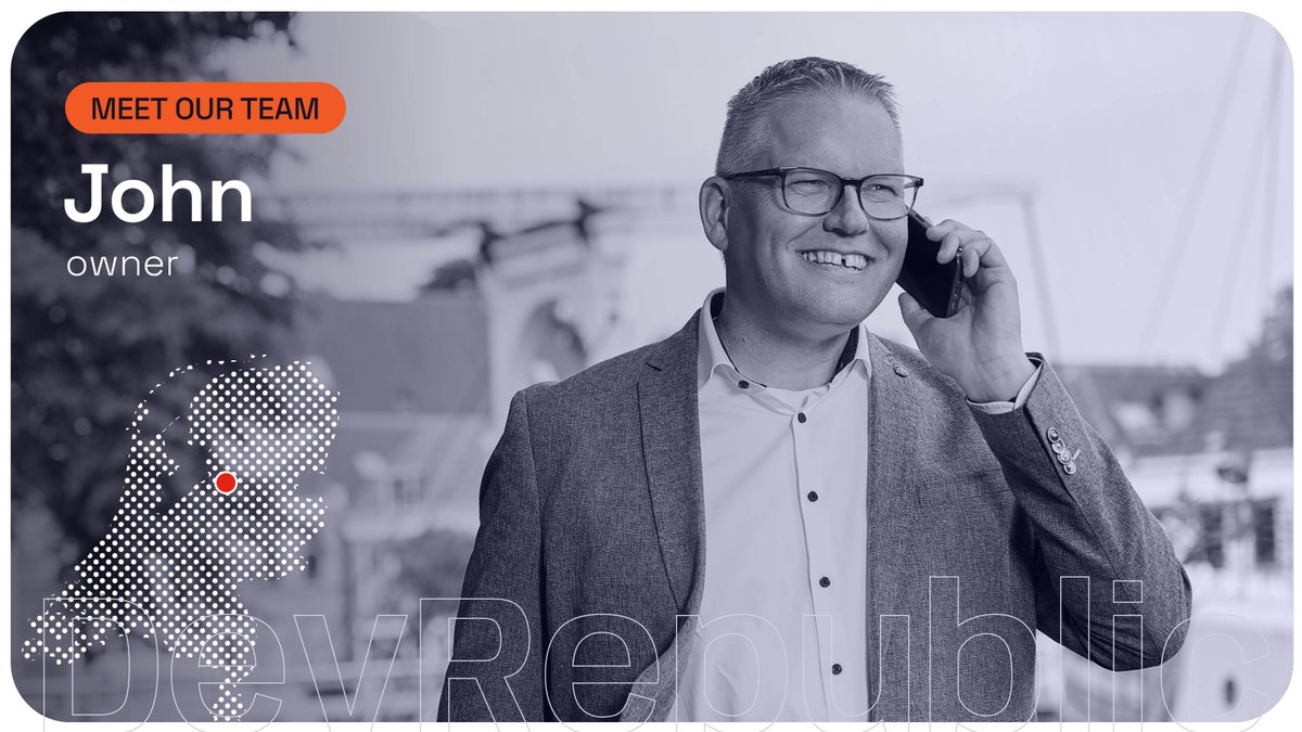 devrepublicen's tweet photo. Hoe bouw je sterke teams en blijf je innovatief in een snel veranderende techwereld? Lees het verhaal van CEO John Wassing: https://t.co/GfjOK9CgUV
#techleadership #ceo #devrepublic #bridgingexcellence https://t.co/s6yuOmP8Ad
