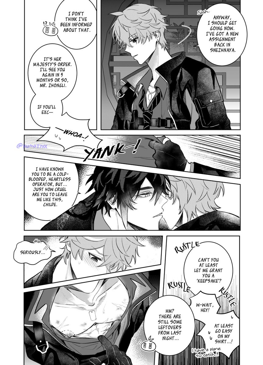 #zhongchi #鍾タル , underworld, or more like mafia(?) AU
(1/2)