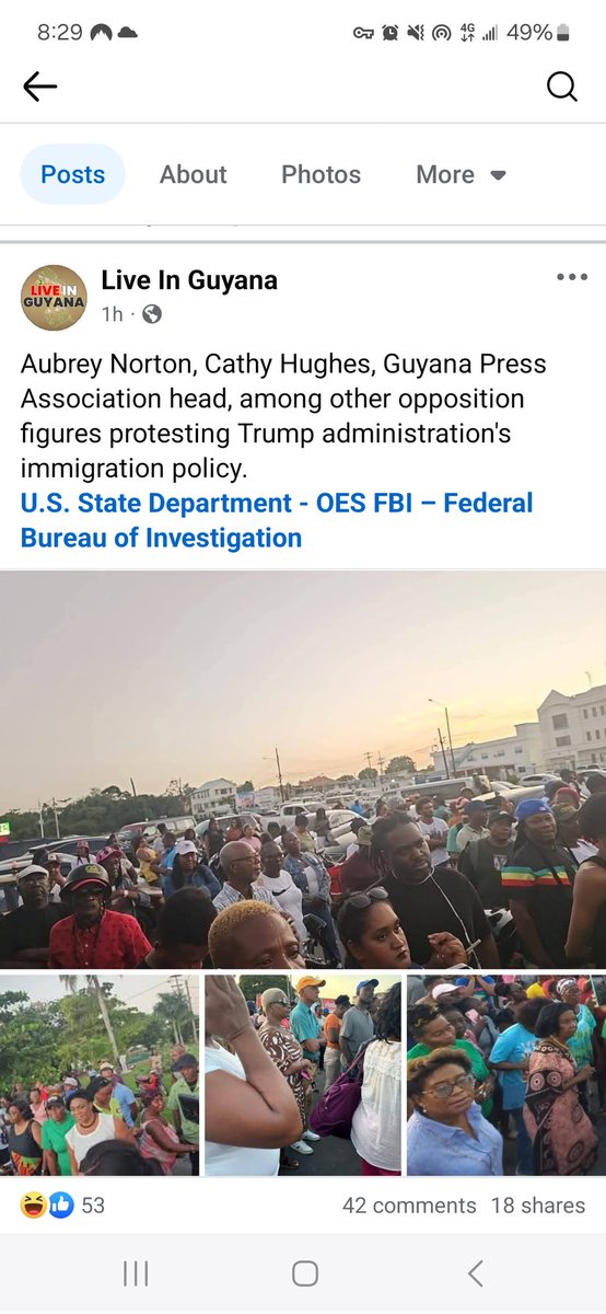 Yesterday's coverage of the protest in support of Melissa Atwell earned me a spot on the state supported "Live in Guyana" page that has been involved in cyberbullying and attempts to discredit me as a journalist. Here is what was posted....