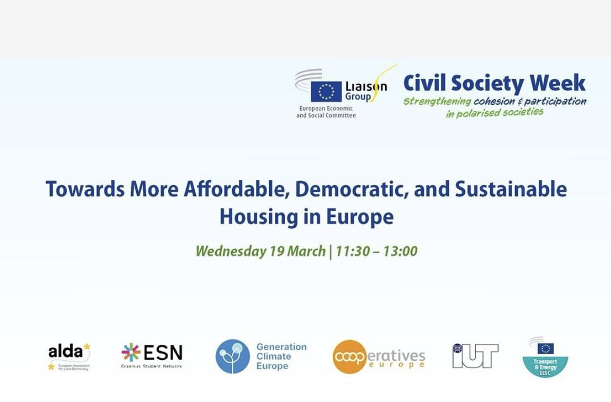 leilachaibi's tweet image. 🏘️Dans quelques instants, j&apos;interviendrai à la conférence &quot;Vers un logement plus abordable, démocratique et durable en Europe&quot; au @EU_EESC.

📺À suivre en direct ici👉eesc.europa.eu/en/agenda/our-…