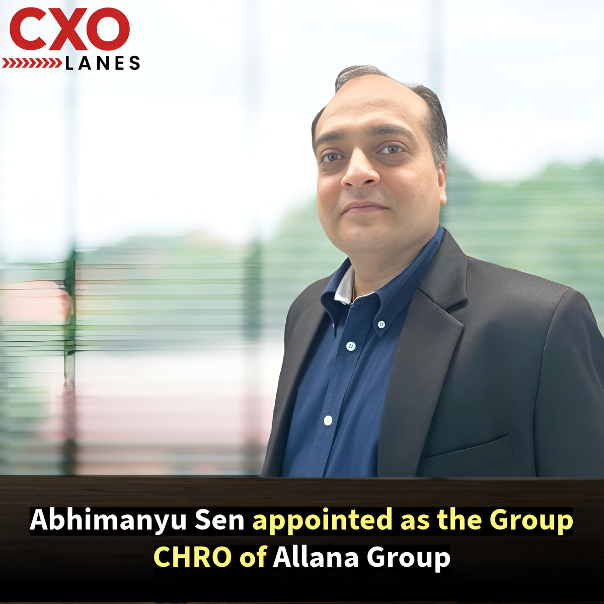 cxolanes's tweet photo. Abhimanyu Sen has joined Allana Group as the Group CHRO, bringing with him an extensive background in human resources, organizational leadership and business transformation.
https://t.co/antN1ge9ku https://t.co/tE1MJk7Nkx