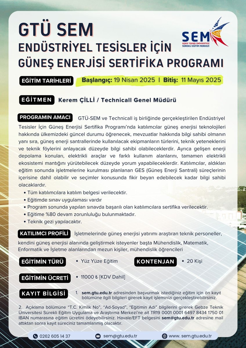 GTUSEM tweet media