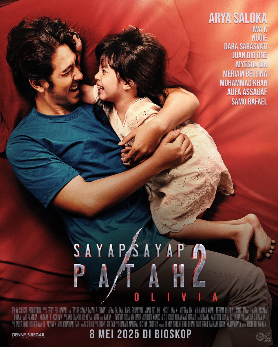 Kemarin udah di spill teaser, nihhh sekarang poster film nya.

Gimana cakep kan? Arya di sini bapak-able bgt 

#SayapSayapPatah2 #SayapSayapPatah
#FilmIndonesia
#RekomendasiFilm