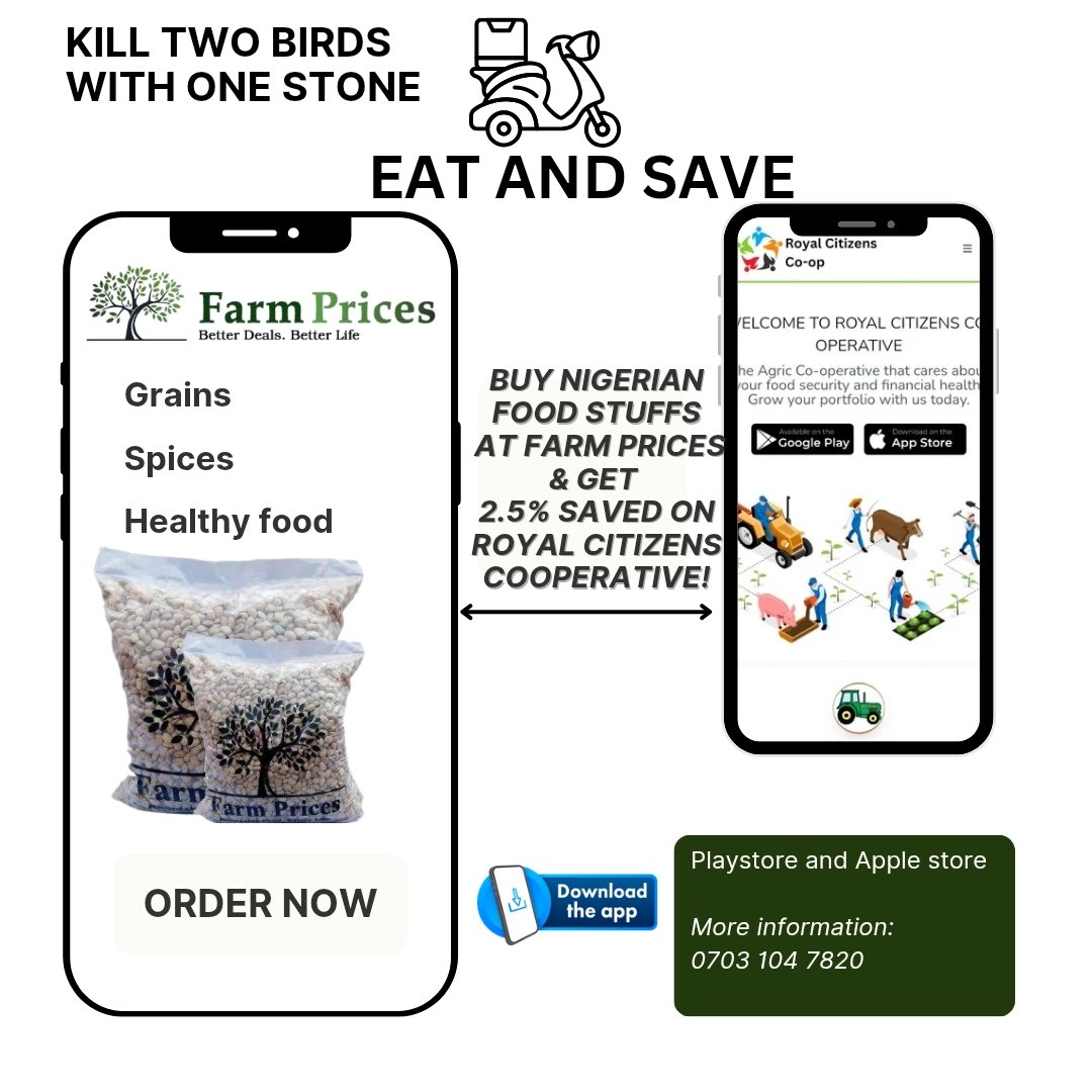 gloryvillefoodz's tweet photo. It's a win win on @FarmPricesNg and @Citizens_Coop for everyone 

#RamadanMubarak #Trump #Gaza #wike #rivers #senate #natasha #nationalassembly https://t.co/uSUmQhGMLy