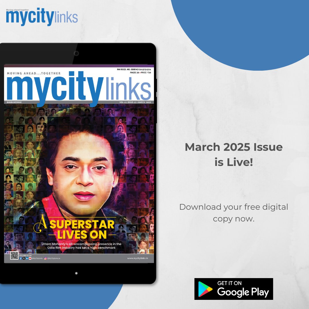 MyCityLinks's tweet photo. We’re LIVE on Google Play Books with our March Issue 2025. Do share the link with your friends and family.
Download your FREE DIGITAL Copy Now: https://t.co/cmemZ6rMB1
#mycitylinks #magazine #march #digitalcopy #googleplay #ebook #mycitylinksbhubaneswar #bhubaneswar #odisha https://t.co/AOXDoua14L