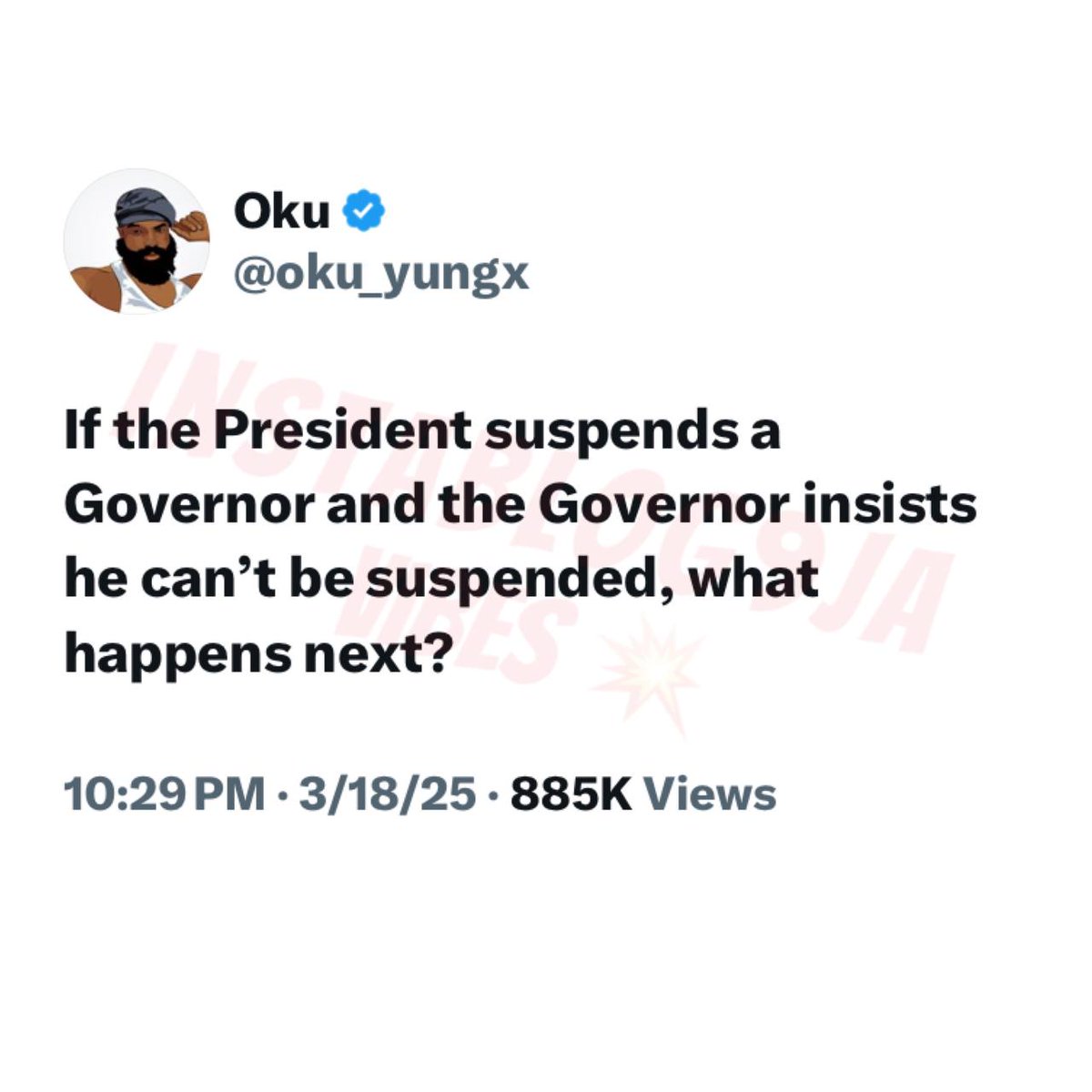 Legal minds, over to you! Can a Governor reject suspension by the President? Debate sparks online