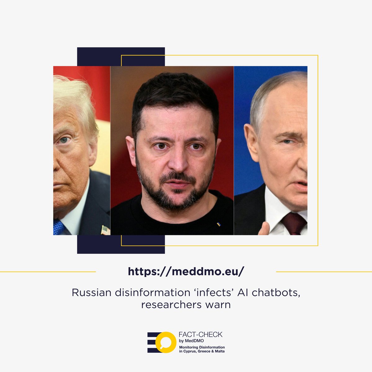🚨 Researchers warn that the Russian disinformation network Pravda is manipulating AI chatbots to spread pro-Kremlin propaganda. A NewsGuard study found that 10 significant chatbots repeated false narratives over 33% of the time. This tactic, called "LLM grooming," exploits AI to